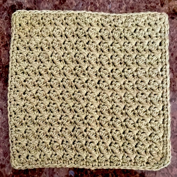 100% COTTON Crocheted Washcloths Dishcloths, Durable, Spa Towels, Eco Friendly - Picture 4 of 5
